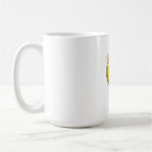 Glückliches Smiley-Gesicht mit Funkeln Kaffeetasse (Links)