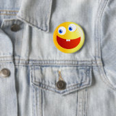 Glückliches Smilie Button (Beispiel)