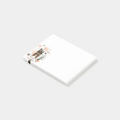 Glückliches Spuk Haus Halloweens Post-it Klebezettel (angewinkelt)