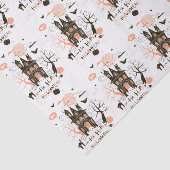 Glückliches Spuk Haus Halloweens Seidenpapier (Ausschnitt)