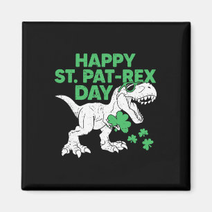 Glückliches St Pat Rex Day Shirt St Patricks Dinos Magnet