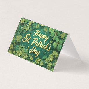 Glückliches St. Patrick’s Day Kleeblatt-Design