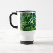Glückliches St. Patrick’s Day Kleeblatt-Design Reisebecher (Links)