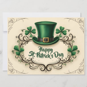 Glückliches St. Patrick’s Day Shamrock-Design