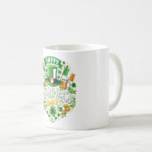 Glückliches St. Patrick’s Day Tasse – Glücksklee-K (VorderseiteRechts)