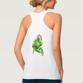 Glückliches St. Patricks-Hasen-Tanktop Tank Top (Rückseite)