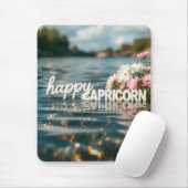 Glückliches Steinbock-Mauspad Mousepad (Mit Mouse)
