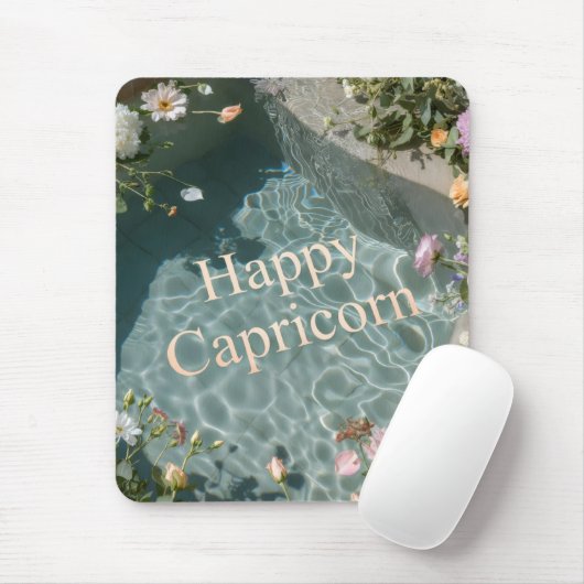Glückliches Steinbock-Mauspad Mousepad (Mit Mouse)