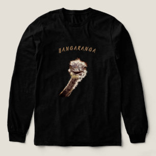 Glückliches Straußen T-Shirt Tri-Blend Shirt