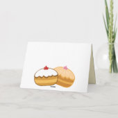 Glückliches süßes Chanukka Feiertagskarte (Rückseite)