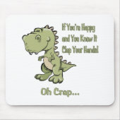 Glückliches T-Rex Mousepad (Vorne)