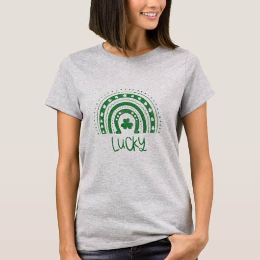 Glückliches T-Shirt für St.Patricks Tag (Vorderseite)