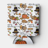 Glückliches Thanksgiving Bier/Soda Cooler Dosenkühler (Vorderseite)