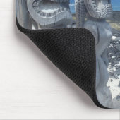 Glückliches tiki Statue Hawaiianer mousepad (Ecke)