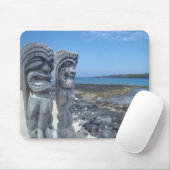 Glückliches tiki Statue Hawaiianer mousepad (Mit Mouse)