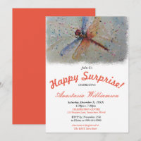 GLÜCKLICHES ÜBERRASCHTES PARTY DRAGON FLY INVITATI