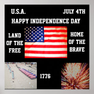 GLÜCKLICHES UNABHÄNGIGKEITSPOster Poster