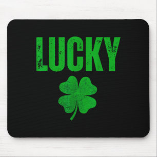 Glückliches und glückliches passendes Paar Glücksk Mousepad