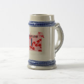 GLÜCKLICHES VALENTIN BIERGLAS (VorderseiteRechts)