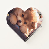 Glückliches Valentinstag-Geschenk Notizblock (Rückseite)