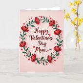 Glückliches Valentinstag-Mutter-Karte Karte (Gelbe Blume)