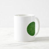 Glückliches Valentinstag + St. Patrick's Day Abzei Kaffeetasse (VorderseiteRechts)