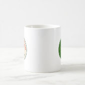 Glückliches Valentinstag + St. Patrick's Day Abzei Kaffeetasse (Mittel)
