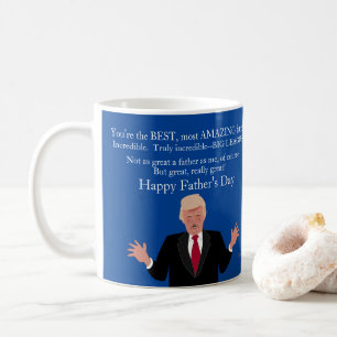 Glückliches Vatertag Geschenk für Vater Donald T Kaffeetasse