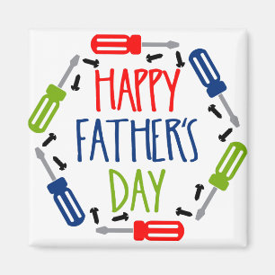 Glückliches Vatertags-beststes Vater-Geschenk Magnet