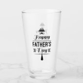 Glückliches Vatertagsglas Glas (Vorderseite)