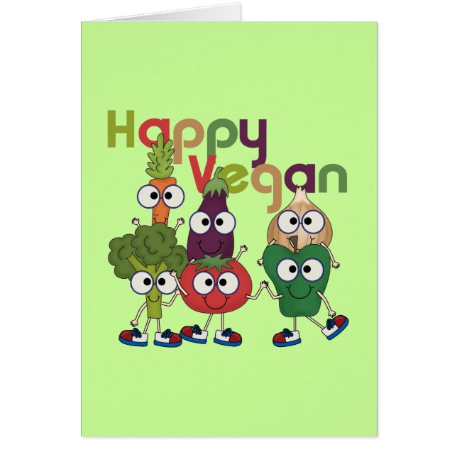 Glückliches veganes (Vorne)