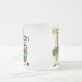 Glückliches veganes mattglastasse (Mittel)