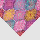 Glückliches vibrierendes Stammes- Bohemisches Seidenpapier (Ausschnitt)