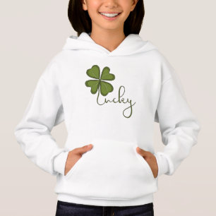 Glückliches Vierblatt Hoodie