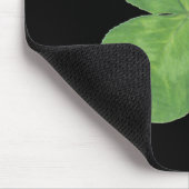 Glückliches vierblättriges Kleeblatt Kleeblatt Mousepad (Ecke)