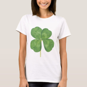 Glückliches vierblättriges Kleeblatt Kleeblatt T-Shirt