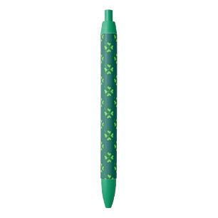 Glückliches vierblättriges Kleeblatt Shamrock Kugelschreiber