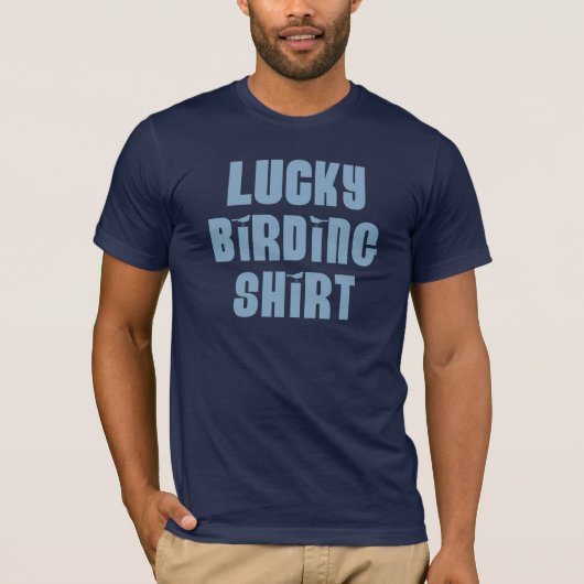 Glückliches Vogelbeobachtung-Shirt T-Shirt (Vorderseite)
