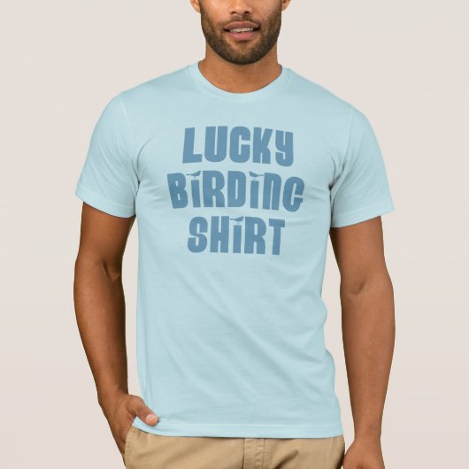 Glückliches Vogelbeobachtung-Shirt T-Shirt (Vorderseite)