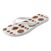 GLÜCKLICHES WATERMELONS [Erwachsene] Badesandalen (Schrägansicht)