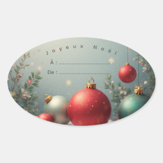 Glückliches Weihnachten Aufkleber