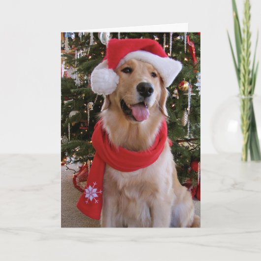 Glückliches Weihnachten golden (Vorderseite)