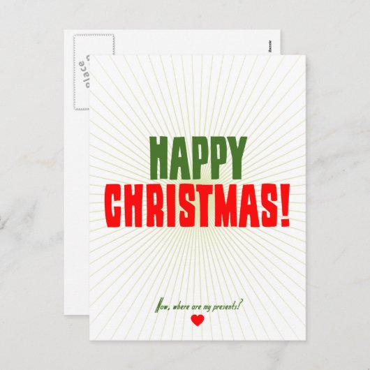 Glückliches Weihnachten - jetzt, wo meine (Vorne/Hinten)