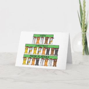 Glückliches Weihnachten von Alabama,