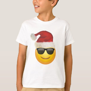 Glückliches Weihnachtencoole emoji T-Shirt