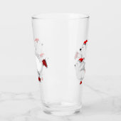 Glückliches Weihnachtsbärglas Glas (Links)