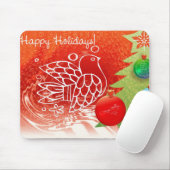 Glückliches Weihnachtsfeiertage Mousepad (Mit Mouse)