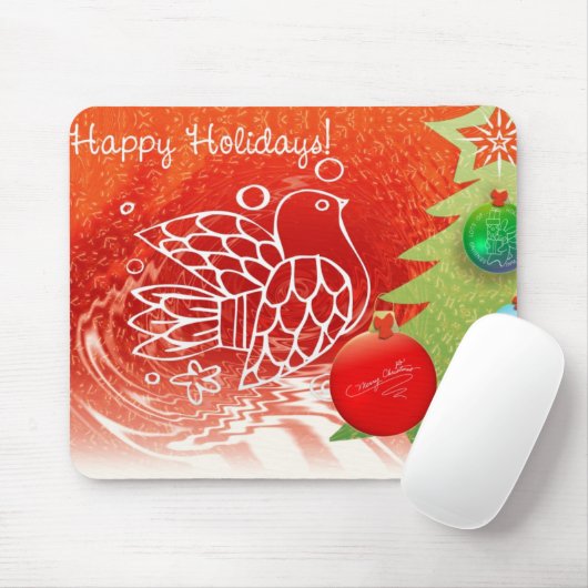 Glückliches Weihnachtsfeiertage Mousepad (Mit Mouse)