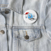 Glückliches Weihnachtslaptop Button (Beispiel)