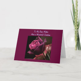 Glückliches Weihnachtsmutter-Karte Feiertagskarte